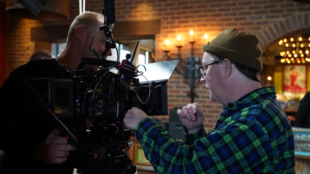 Cinematographer on set